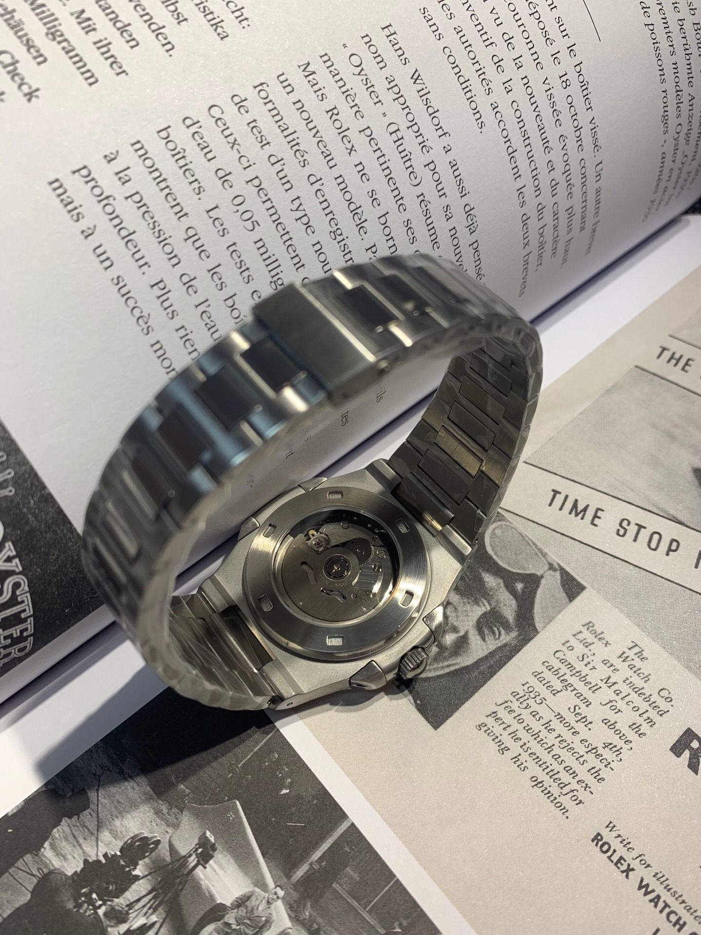 Seiko Mod Tonneau Shape Nautilus 40mm （Can Adjustable)